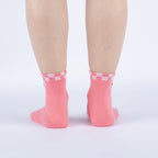 Eye Feel Seen quarter socks – model back view