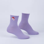 So Mush Shroom quarter socks – leg form display