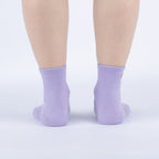 So Mush Shroom quarter socks – model back view