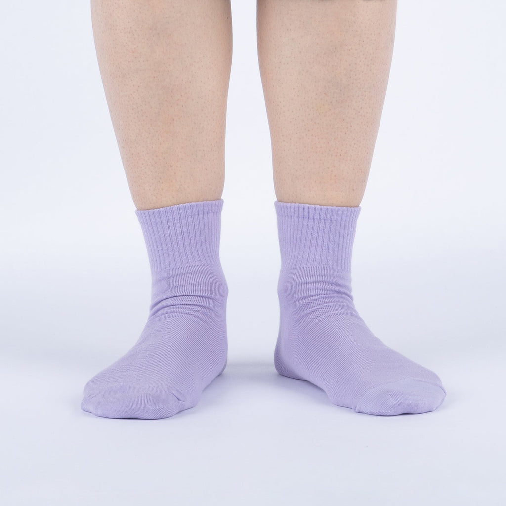 So Mush Shroom quarter socks – model front view