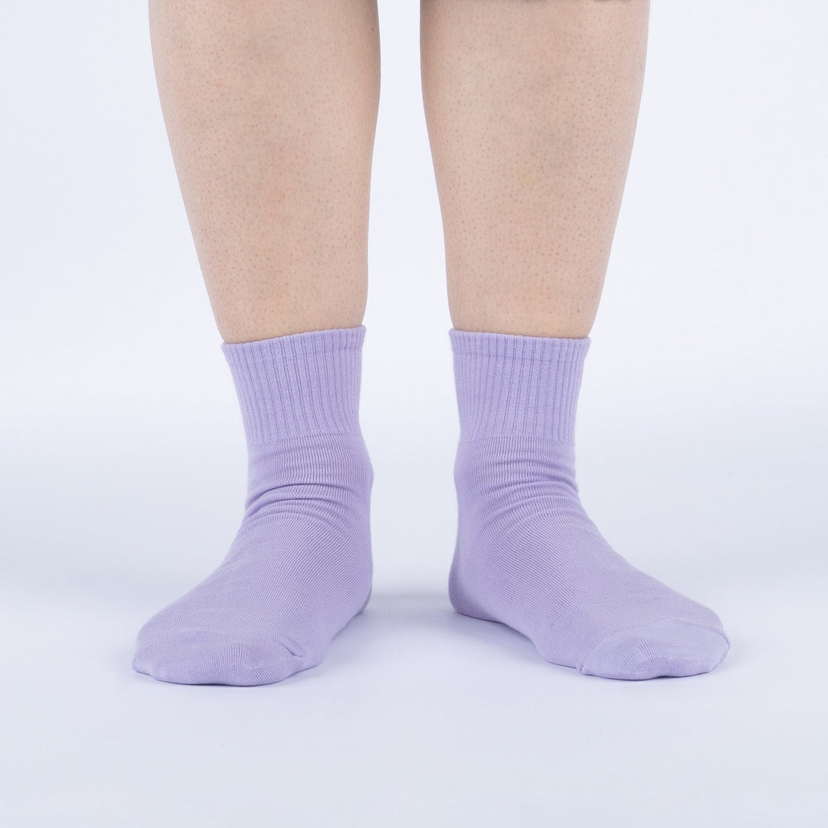 So Mush Shroom quarter socks – model front view
