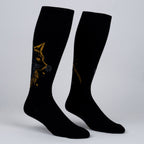 Night Cat knee high socks – leg form display